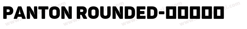 panton rounded字体转换